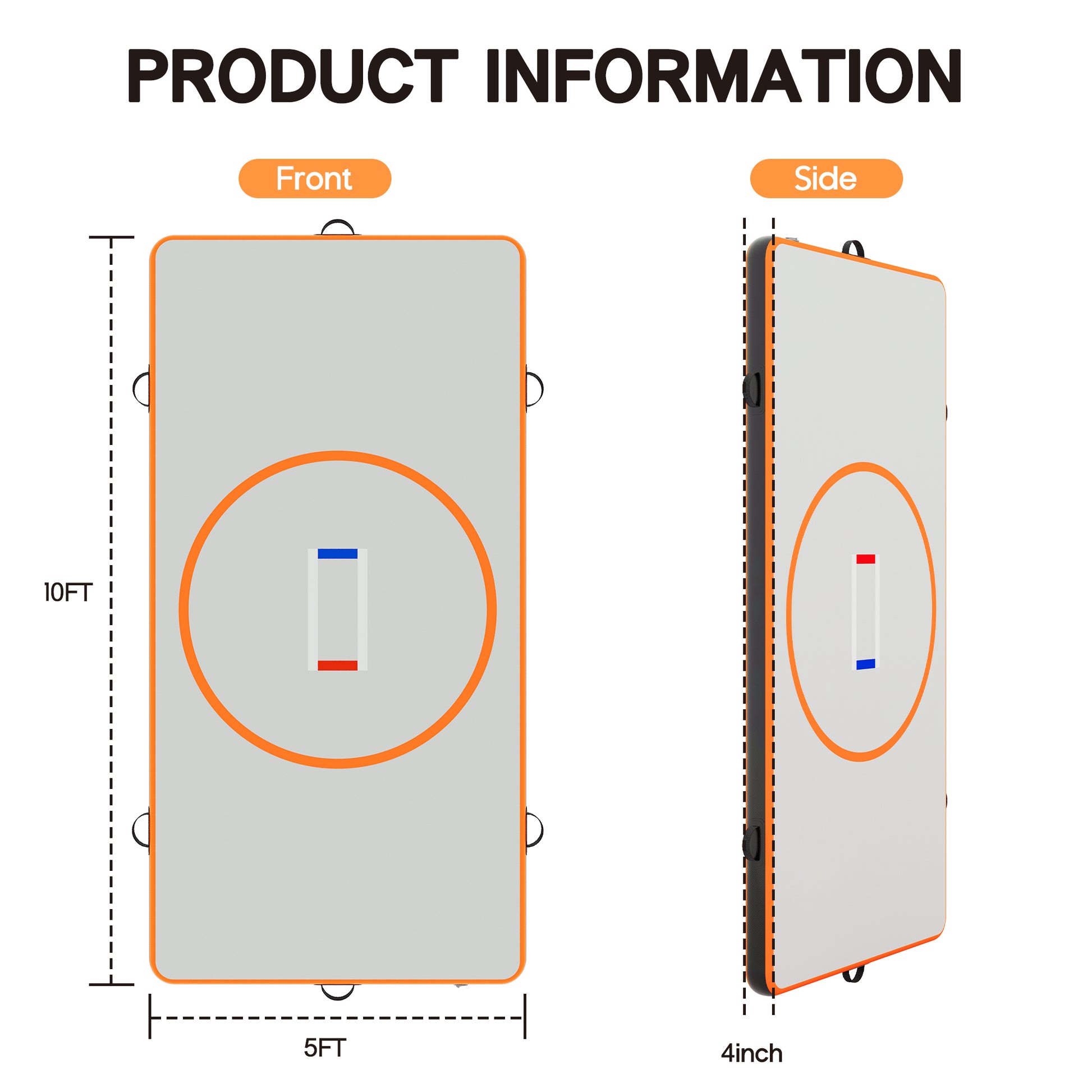 Waterproof Inflatable Wrestling Mat-10x5 FT