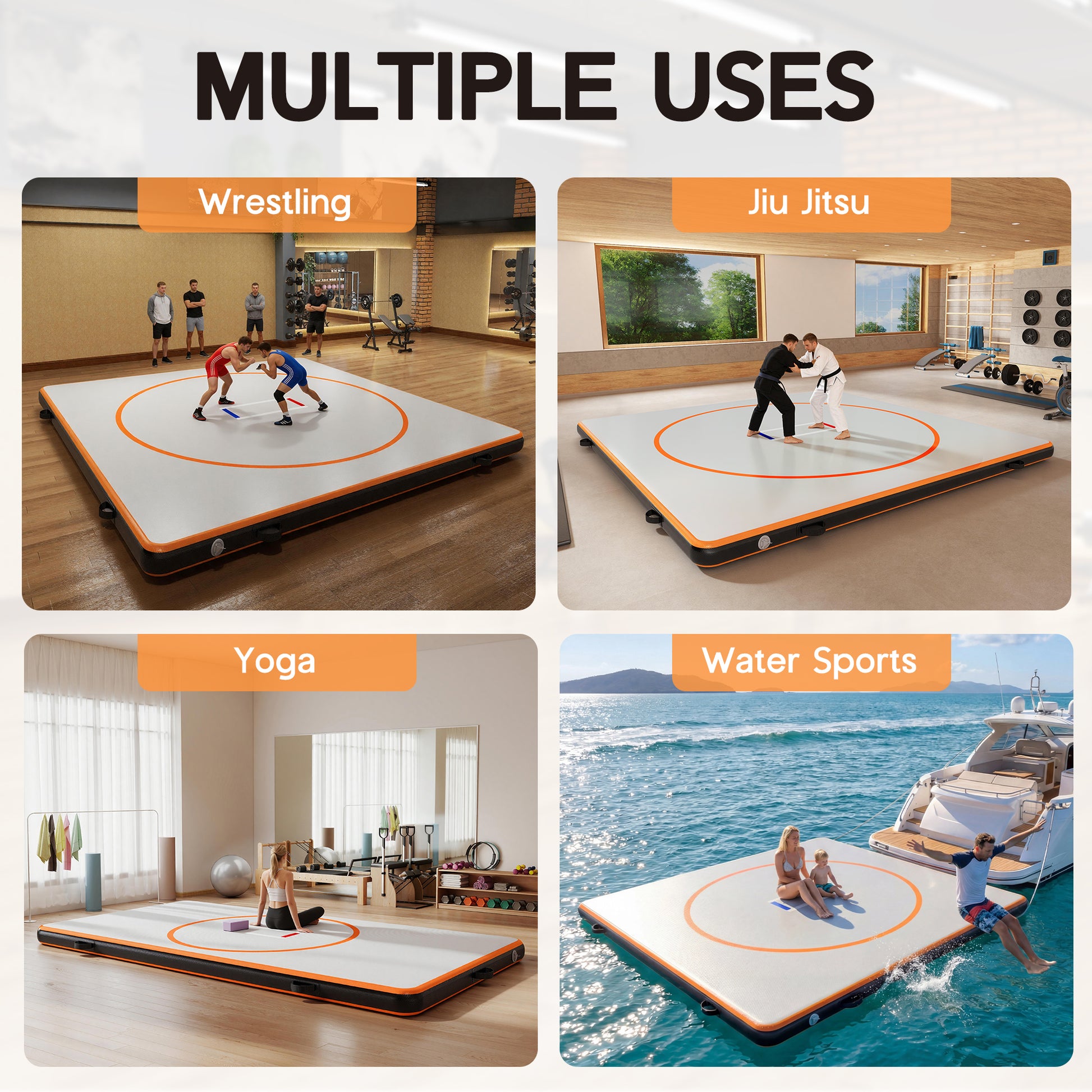 Waterproof Inflatable Wrestling Mat-13x13 FT