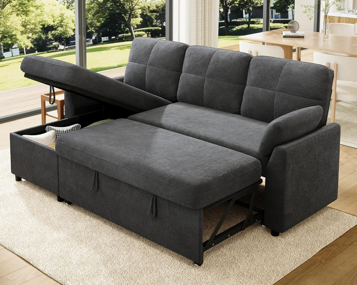 Vireli  Convertible Sofa Bed -Gray