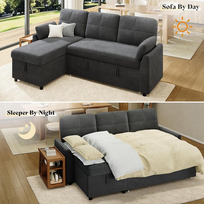 Vireli  Convertible Sofa Bed -Gray