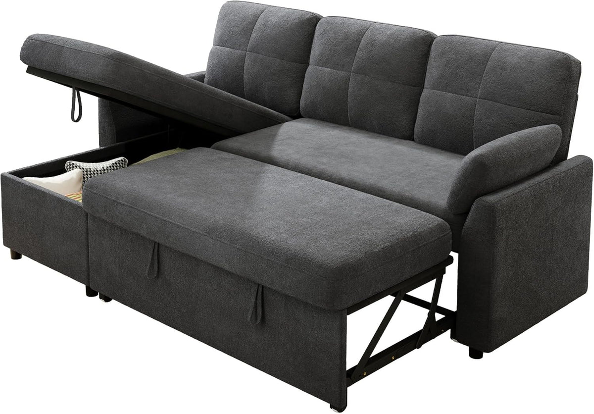 Vireli  Convertible Sofa Bed -Gray
