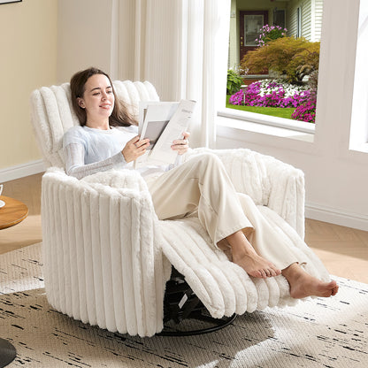 Foss Power Recliner Chair Amerlife-Corduroy Cream