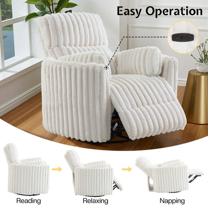 Foss Power Recliner Chair Amerlife-Corduroy Cream