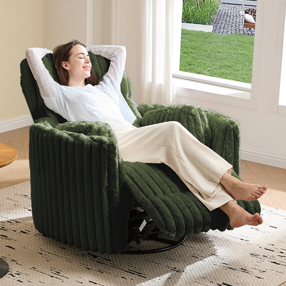 Foss Power Recliner Chair Amerlife-Corduroy Green