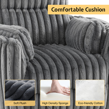 Foss Power Recliner Chair Amerlife-Corduroy Grey