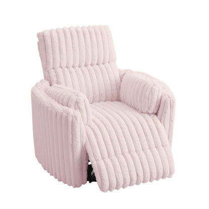 Foss Power Recliner Chair Amerlife-Corduroy Pink