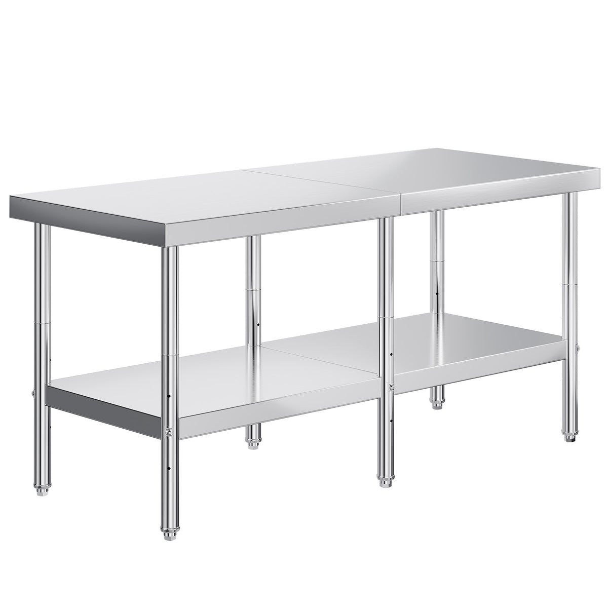 Stainless Steel Prep Table Amerlife 30x72inch / Standard Right-Angle Style