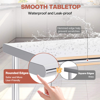 Stainless Steel Prep Table Amerlife 30x108inch