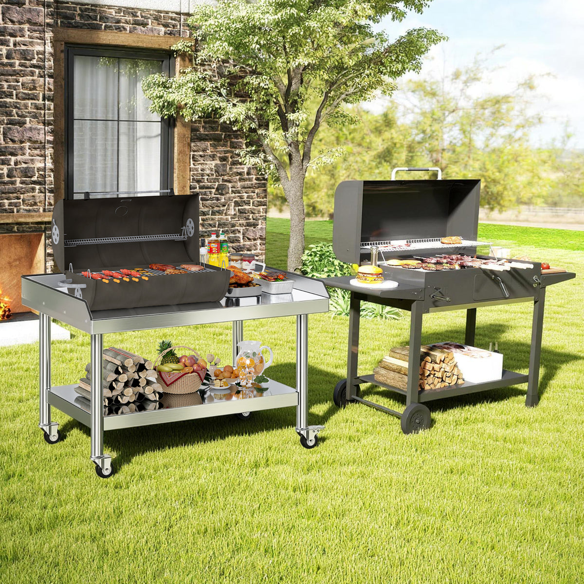 Stainless Steel Equipment Stand Amerlife 