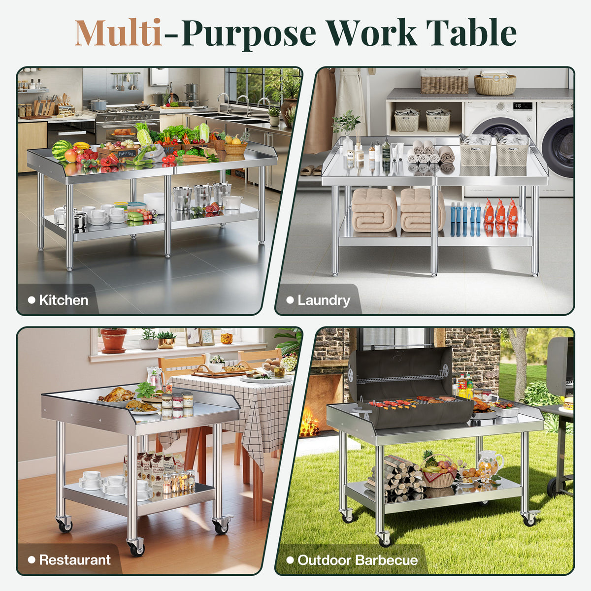 Stainless Steel Equipment Stand Amerlife 