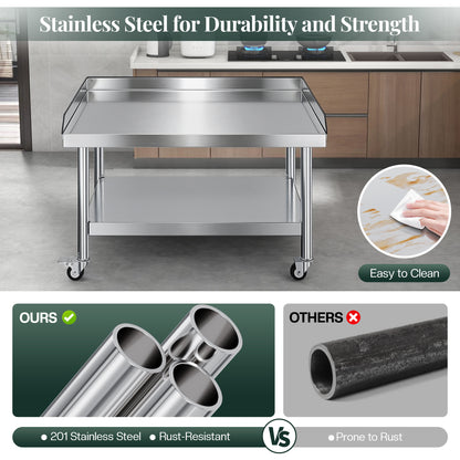 Stainless Steel Equipment Stand Amerlife 30x48inch