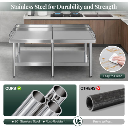 Stainless Steel Equipment Stand Amerlife 30x60inch