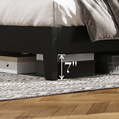 Sanderson Solid Wood Bed Frame Amerlife King / Black
