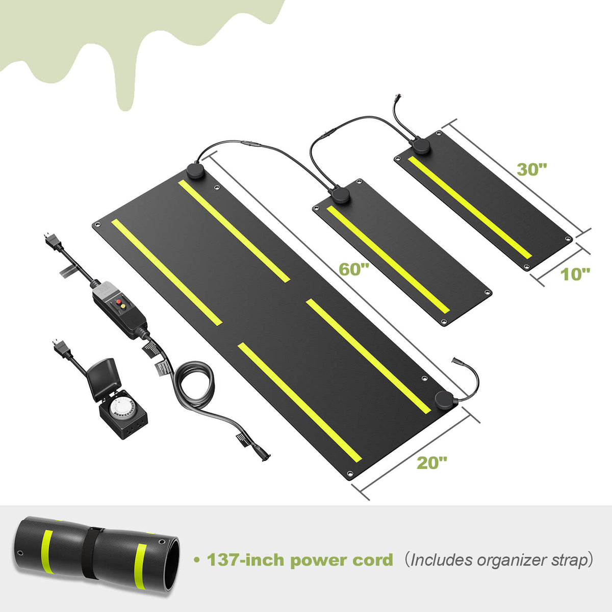 ThermaGuard Graphene Snow Melting Mat Amerlife