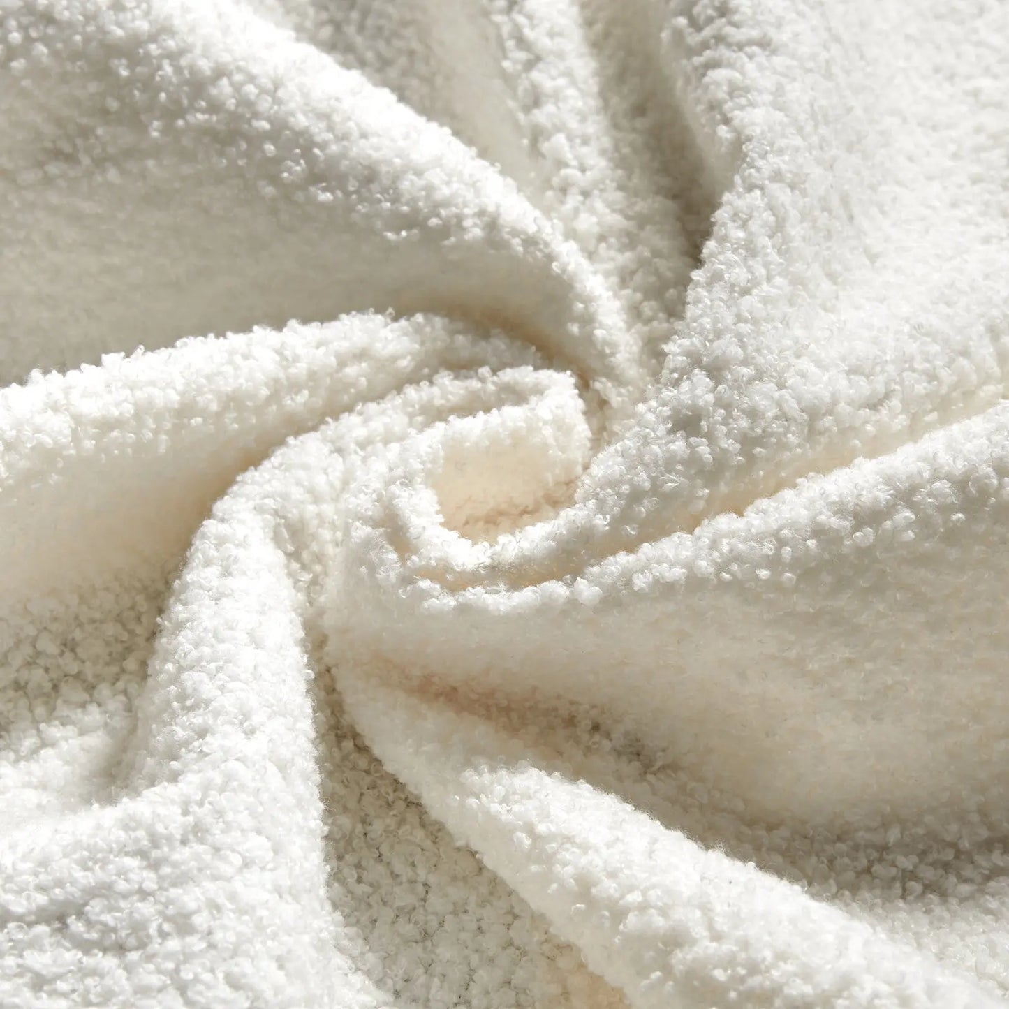 White Bouclé