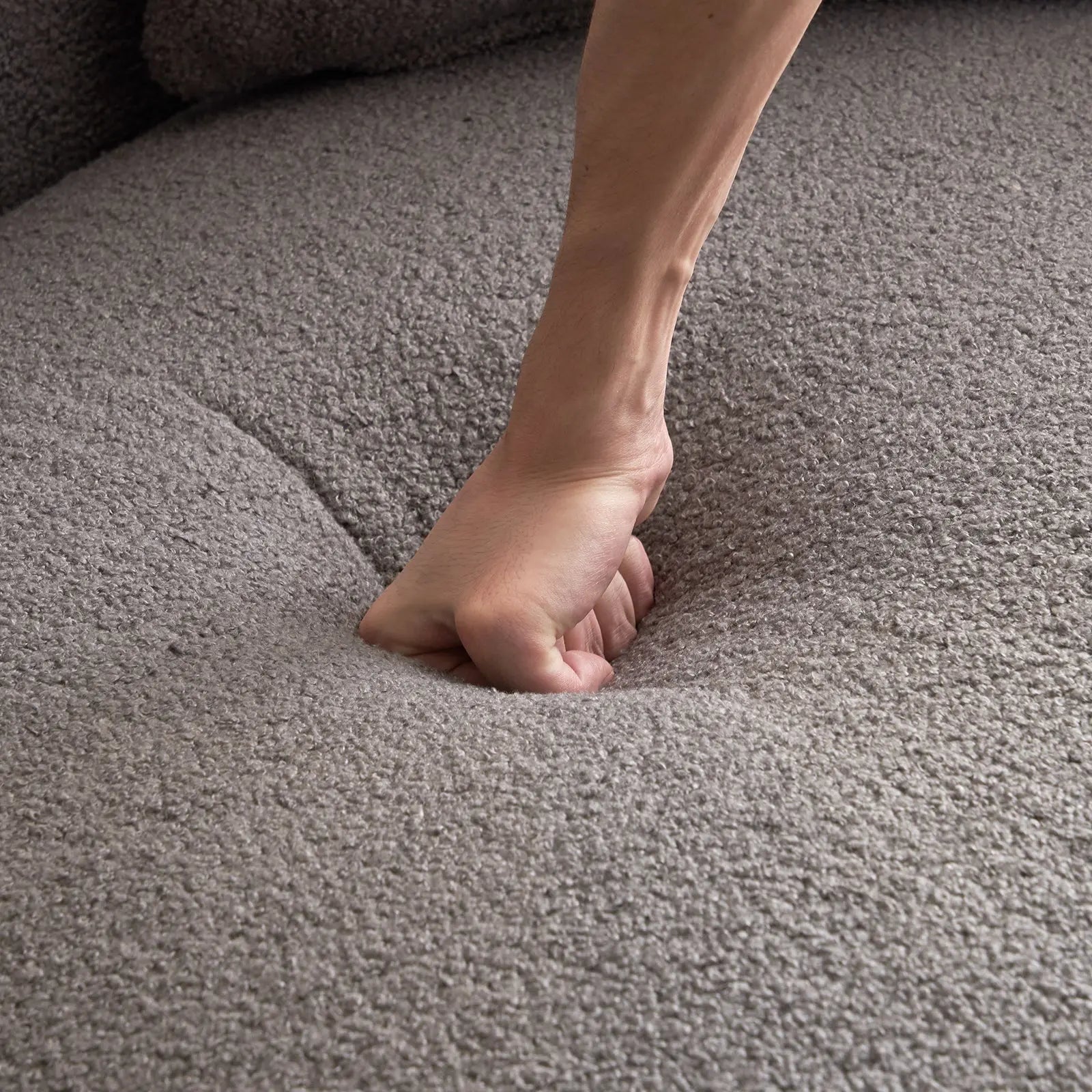 Grey Bouclé