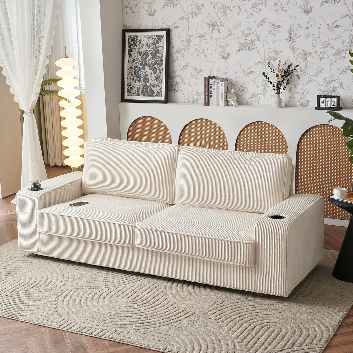 Corduroy White