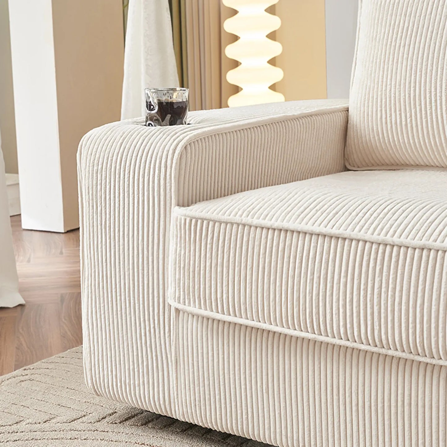 Corduroy White