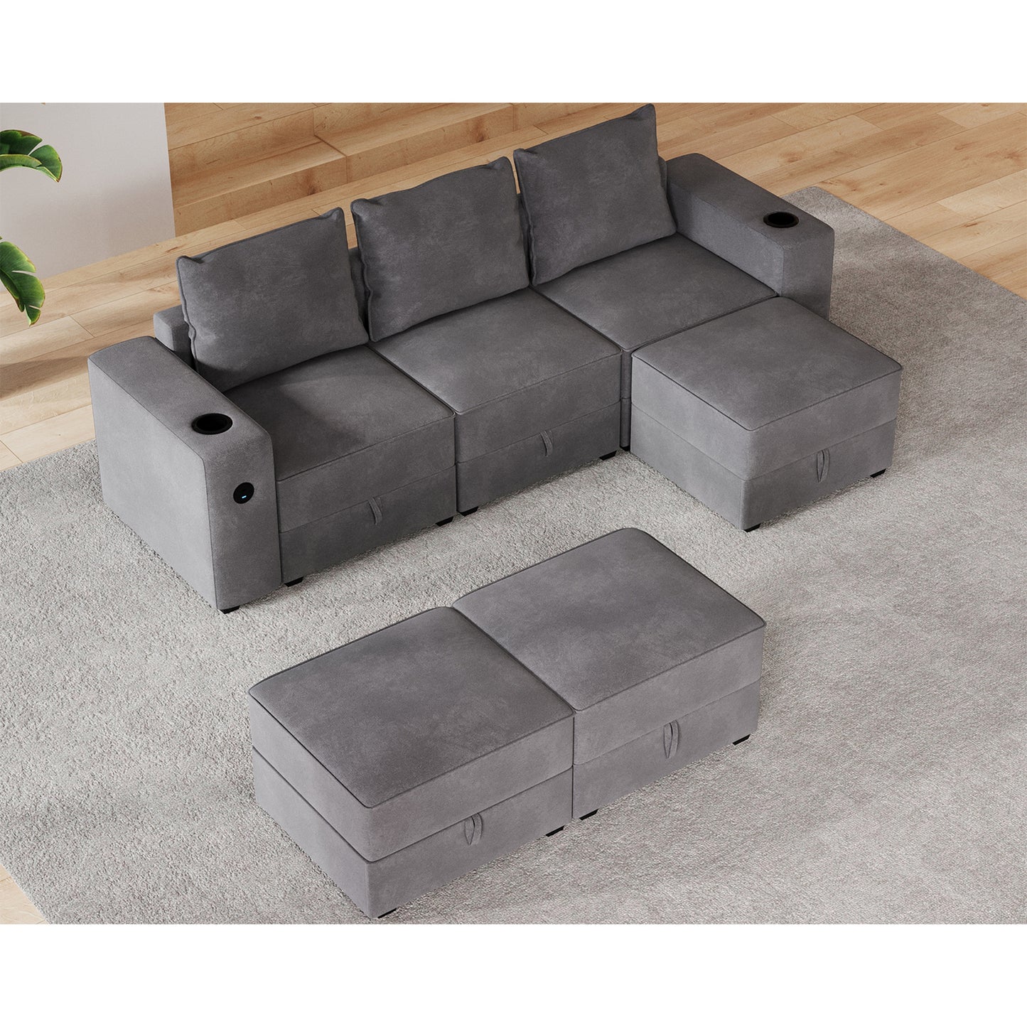 6 Seats-Sleeper / Grey