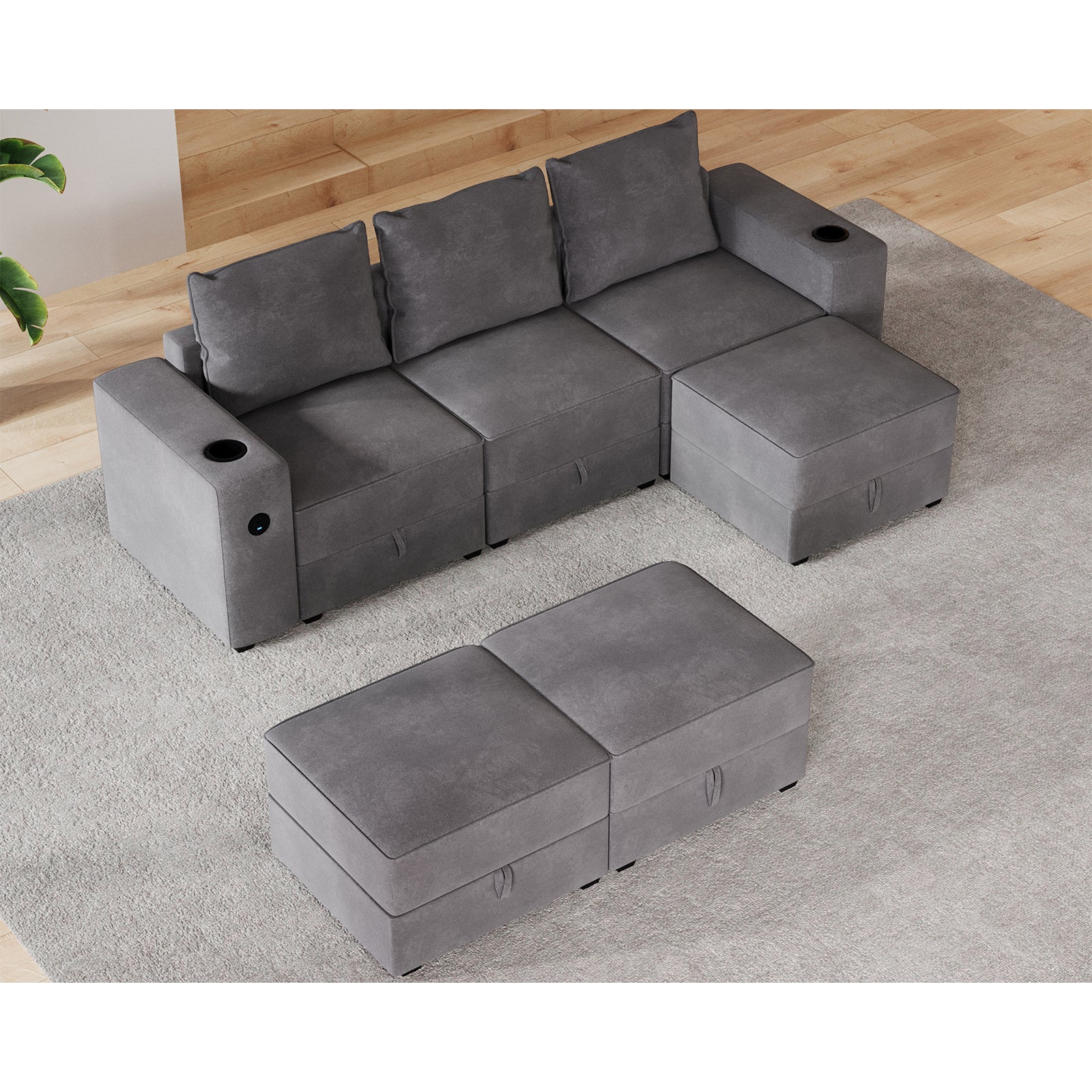 6 Seats-Sleeper / Grey