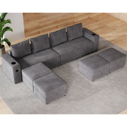 8 Seats-U Shape 1 / Grey