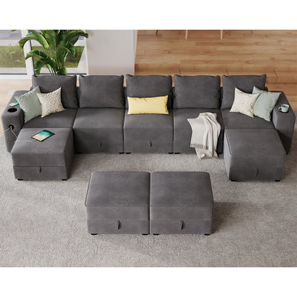 9 Seats-U Shape 2 / Grey