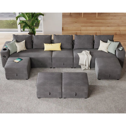 9 Seats-U Shape 1 / Grey