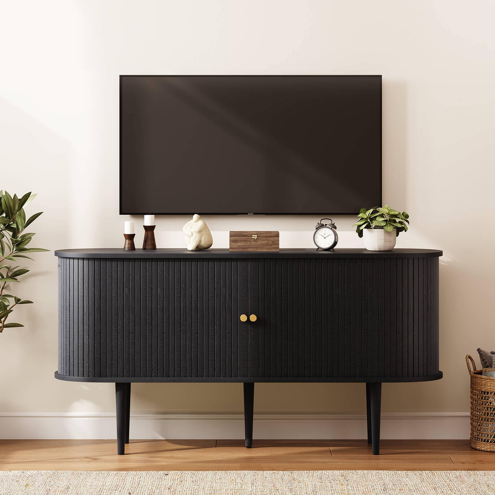 Briar Sideboard 55" Mid-Century Amerlife