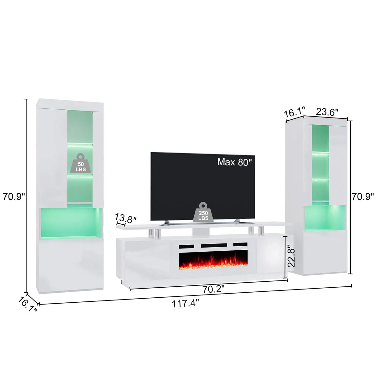 Sheer / 70 Inch / All White