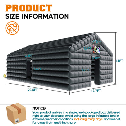 PartyMax Inflatable Night Club Tent Amerlife