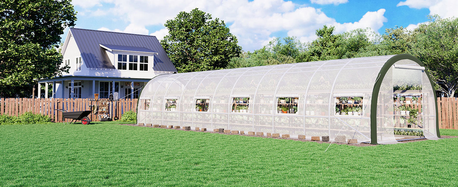 Cedarview Tunnel Greenhouse - 36x10x7FT