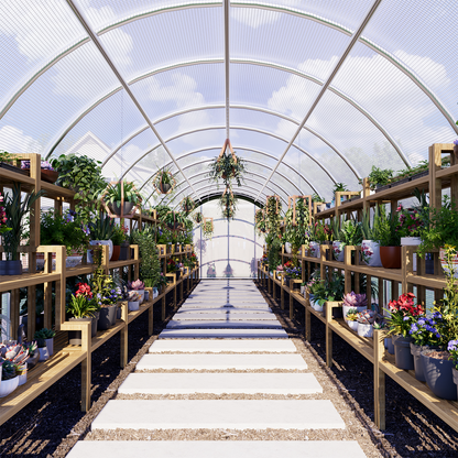 Cedarview Tunnel Greenhouse - 36x10x7FT