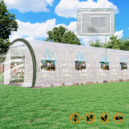 Cedarview Tunnel Greenhouse - 36x10x7FT