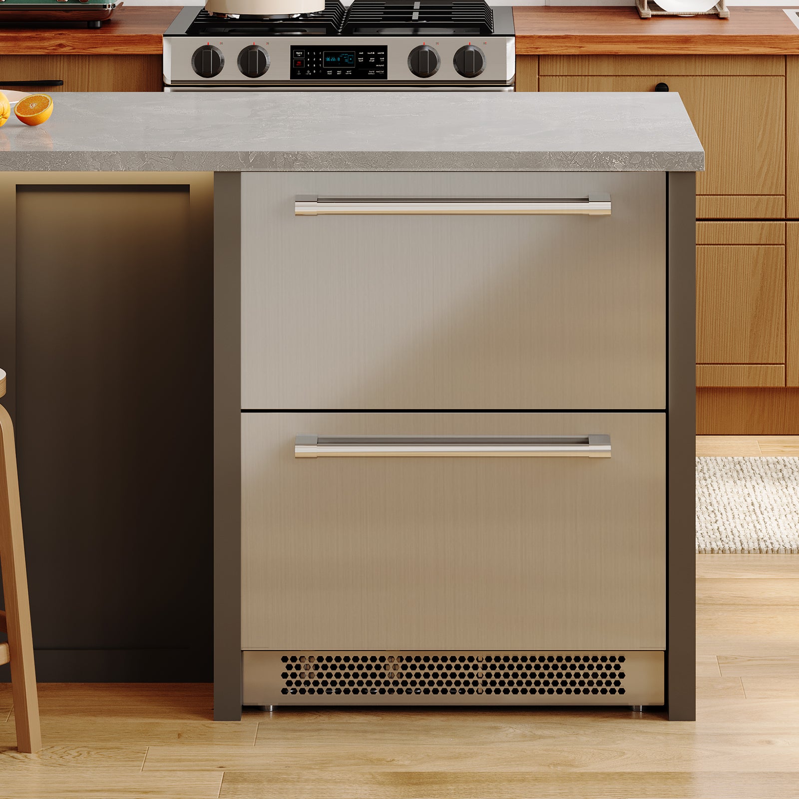 Chillbar Undercounter Drawer Refrigerator-24 Inch - Single Zone Mini Fridge
