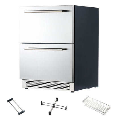 Chillbar Undercounter Drawer Refrigerator-24 Inch - Single Zone Mini Fridge