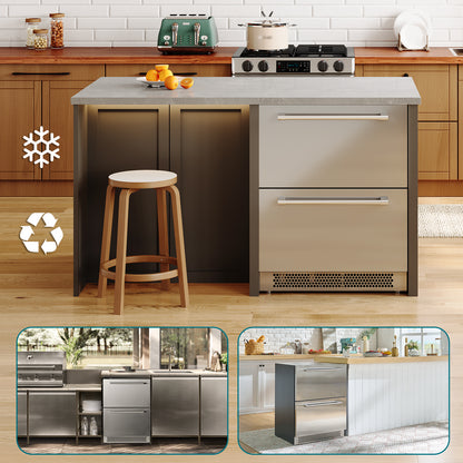 Chillbar Undercounter Drawer Refrigerator-24 Inch - Single Zone Mini Fridge