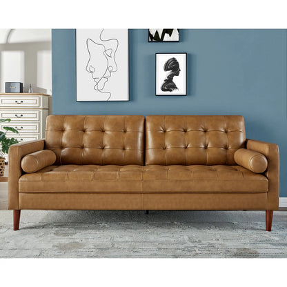Winston Leather Sofa Brown