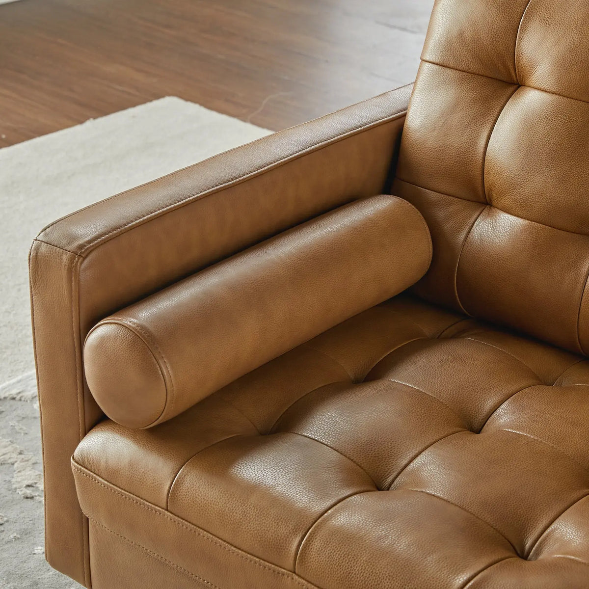 Winston Leather Sofa Brown