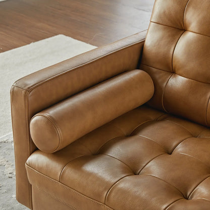 Winston Leather Sofa Brown