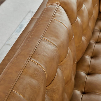 Winston Leather Sofa Brown