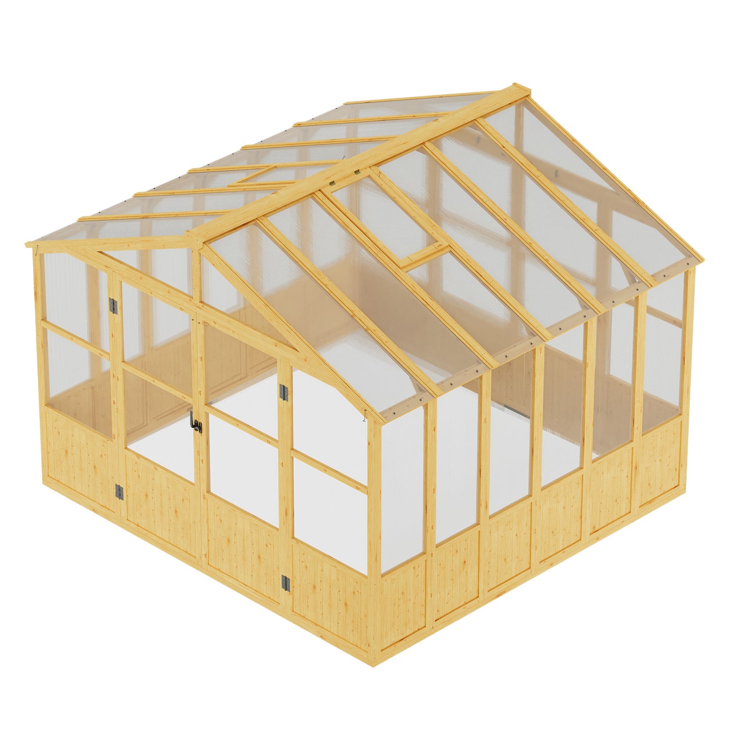Cedar Walk-In Greenhouse Amerlife 10x10ft