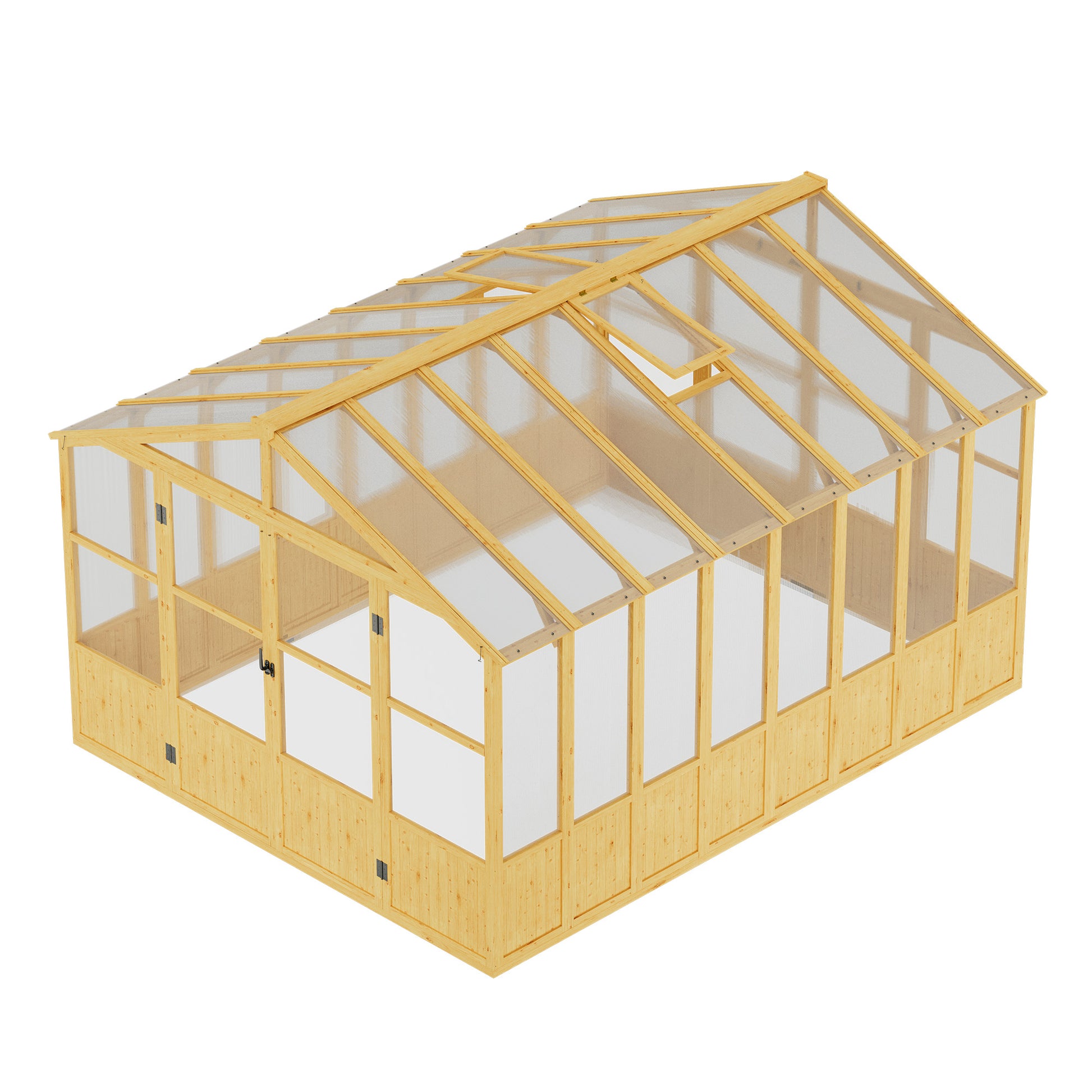 Cedar Walk-In Greenhouse Amerlife 10x13.2ft