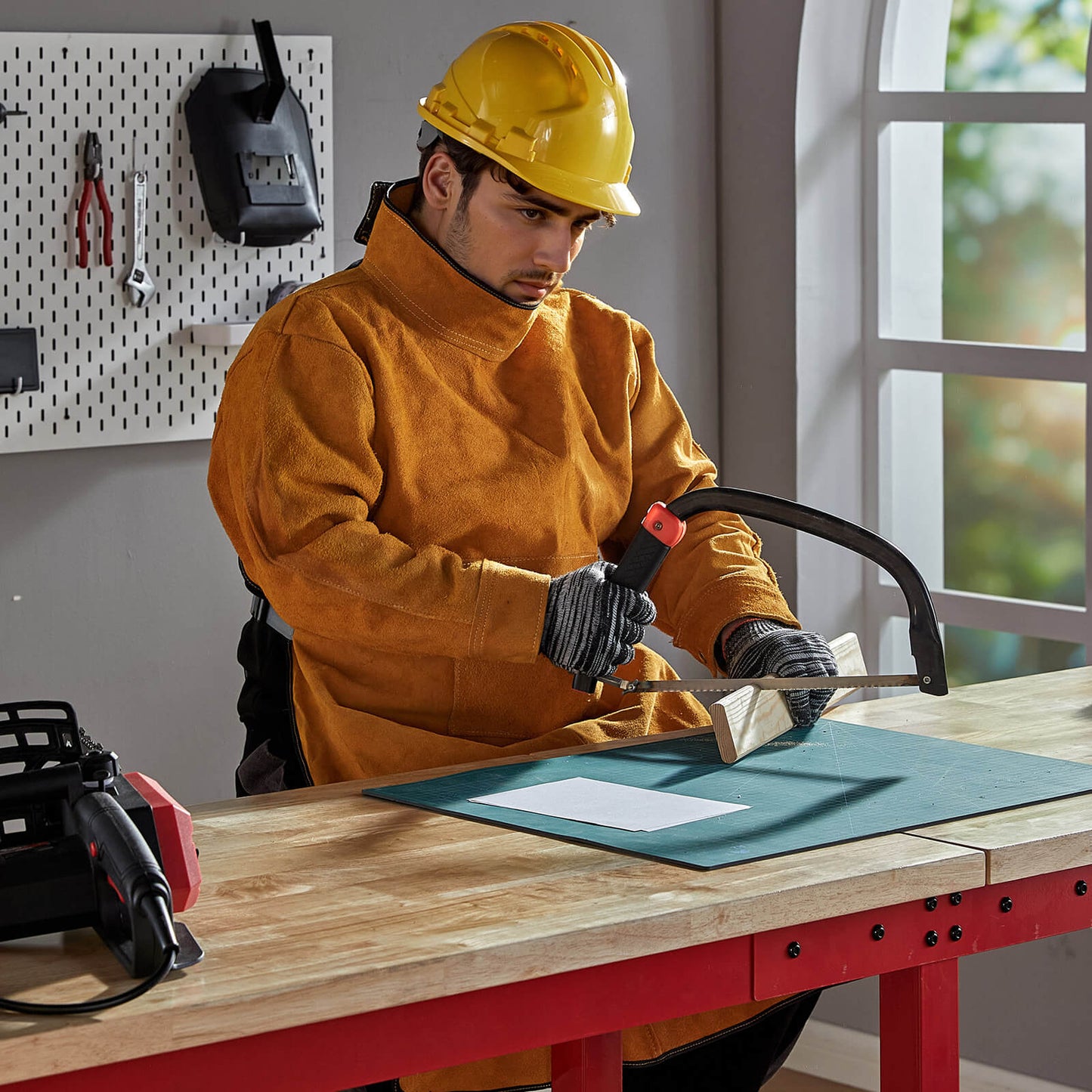 Plank 44-Inch Adjustable Heavy-Duty Workbench