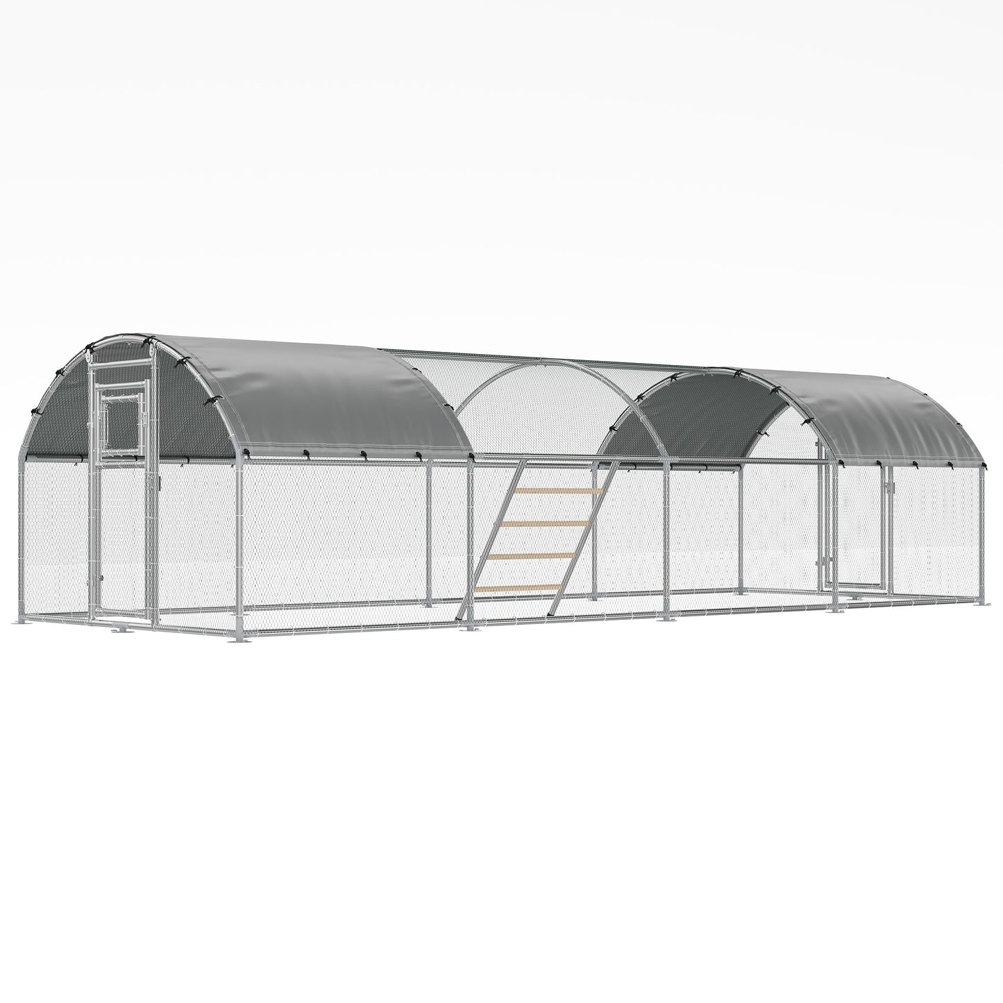 Extra Large Walk-In Chicken Run Amerlife Dome / 26x10 FT