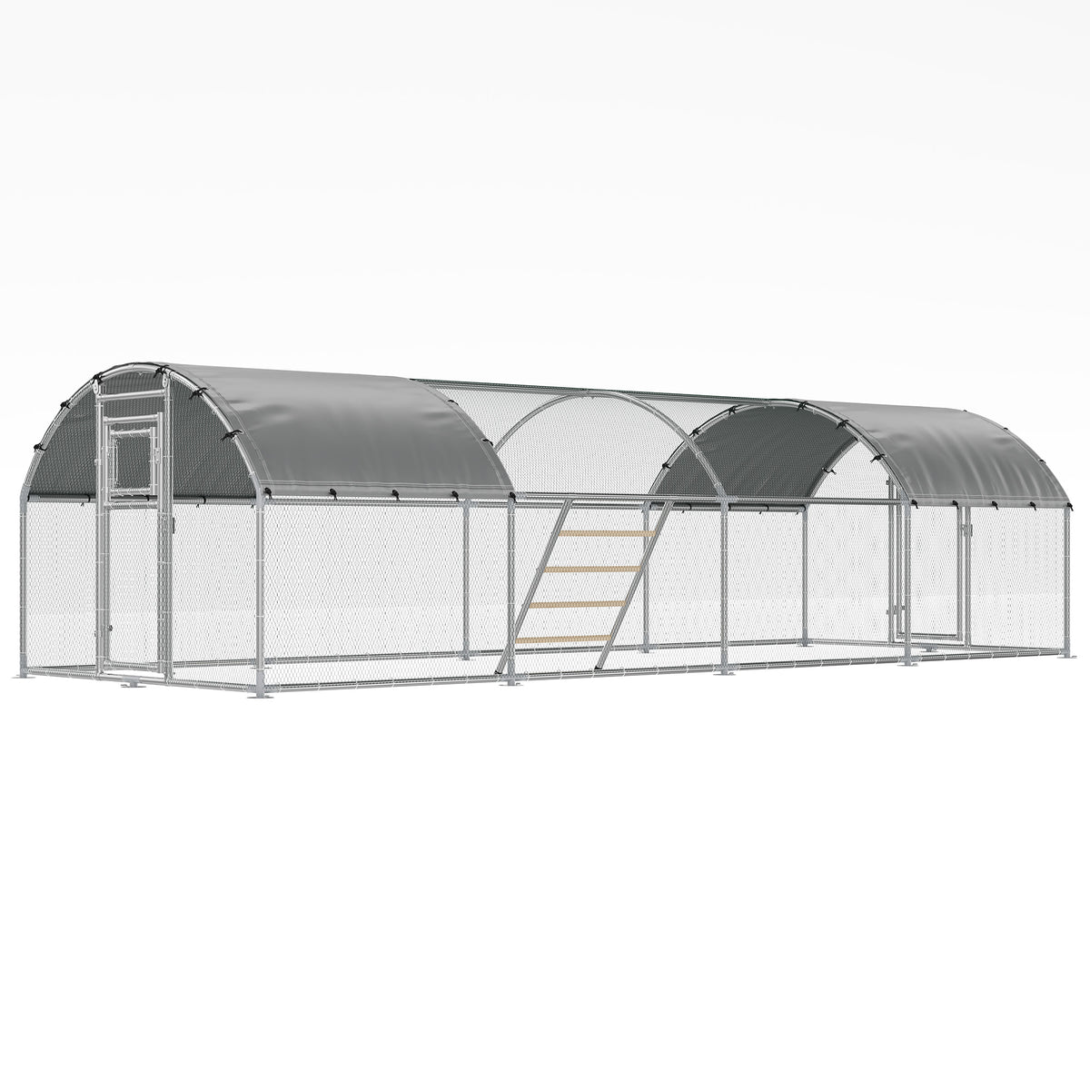 Extra Large Walk-In Chicken Run Amerlife Dome / 26x10 FT
