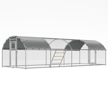 Extra Large Walk-In Chicken Run Amerlife Dome / 26x10 FT