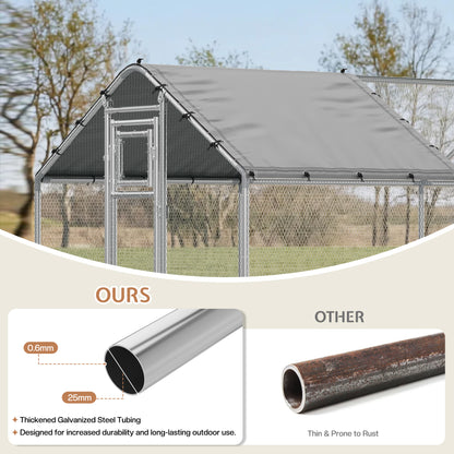 Extra Large Walk-In Chicken Run Amerlife Spire / 32x10 FT