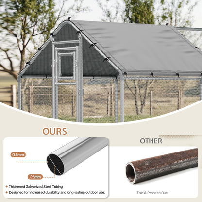 Extra Large Walk-In Chicken Run Amerlife Spire / 26x10 FT
