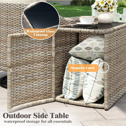 Caelo Wicker Patio Sectional Set 6 PCS - Sofa