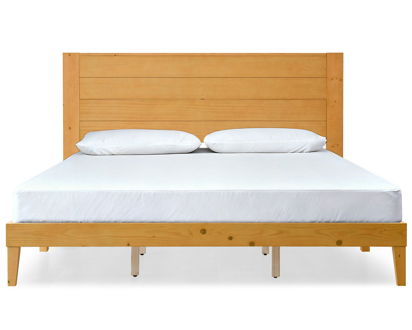 Fremont Wood Platform Bed King size Natural